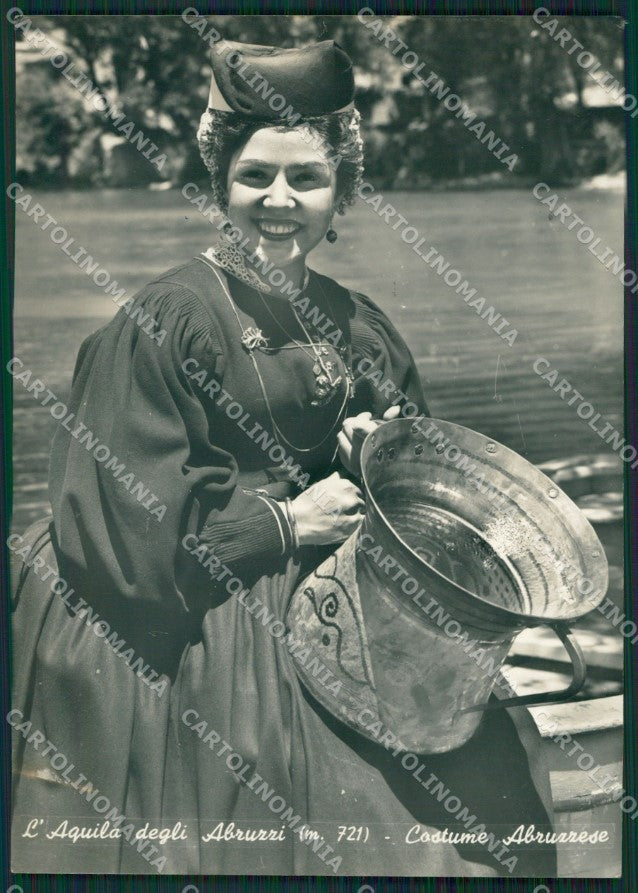 L'Aquila Costumi Foto FG cartolina ZKM8250 – fronte