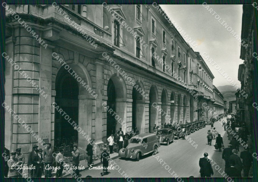 L'Aquila Città Auto Foto FG cartolina ZKM8251 – fronte