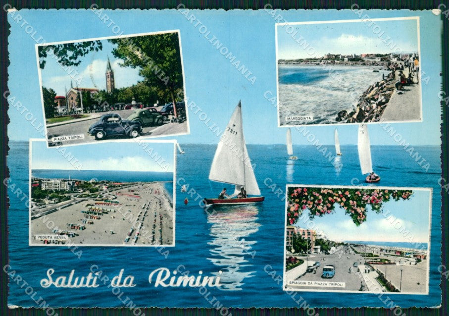 Rimini Città Saluti da Foto FG cartolina ZKM8255 – fronte