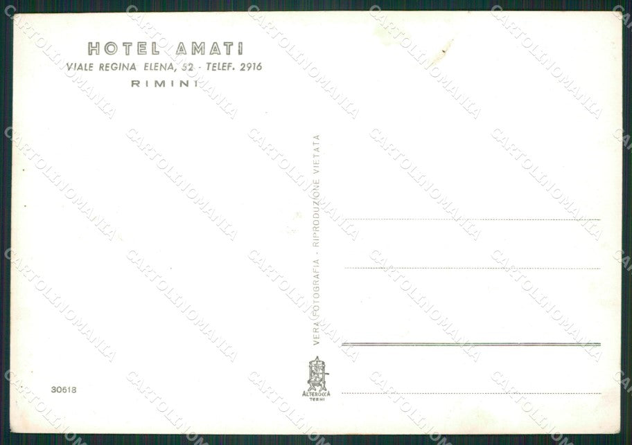 Rimini Città Foto FG cartolina ZKM8256 – retro