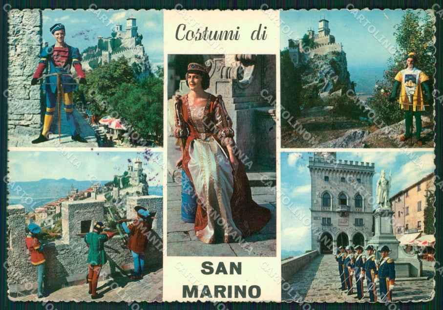 Repubblica di San Marino Costumi ABRASA Foto FG cartolina ZKM8264 – fronte