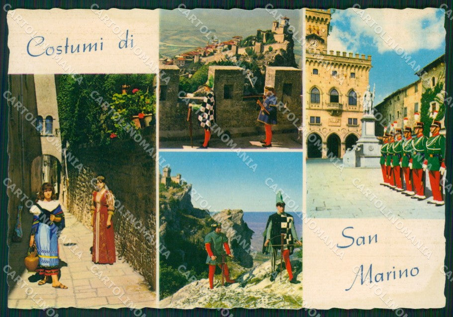 Repubblica di San Marino Costumi Foto FG cartolina ZKM8265 – fronte