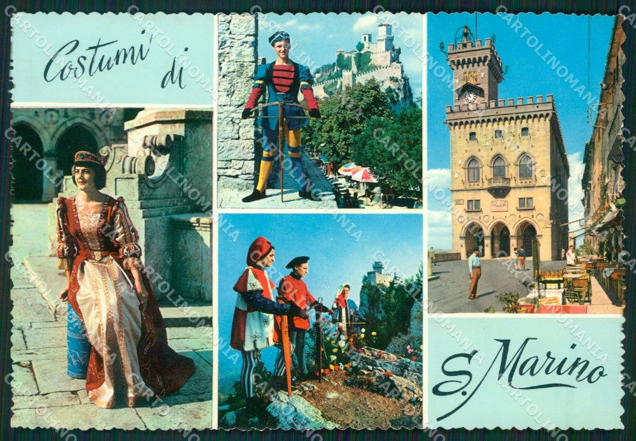 Repubblica di San Marino Costumi Foto FG cartolina ZKM8271 – fronte