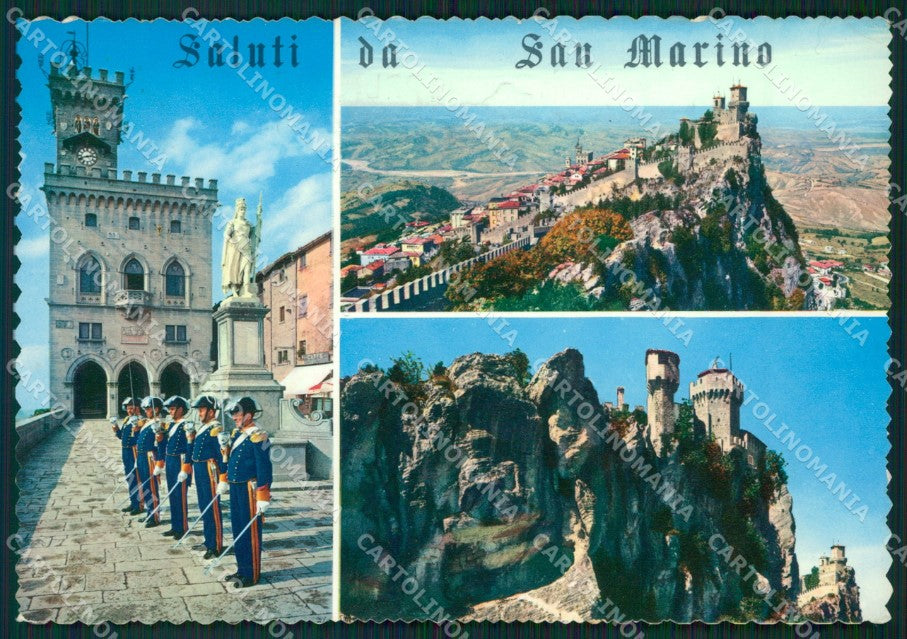 Repubblica di San Marino Saluti da Foto FG cartolina ZKM8275 – fronte