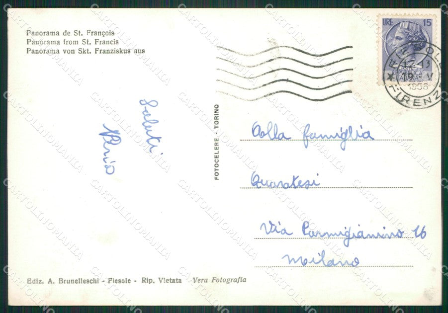 Firenze Fiesole Foto FG cartolina ZKM8278 – retro