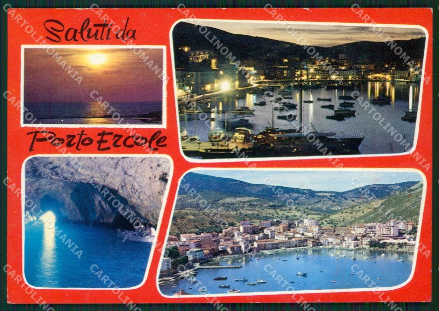 Grosseto Monte Argentario Porto Ercole Saluti da Foto FG cartolina ZKM8295 – fronte