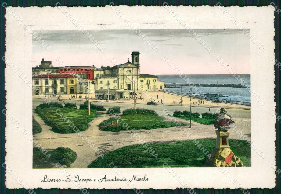 Livorno Città Accademia Navale Foto FG cartolina ZKM8298 – fronte