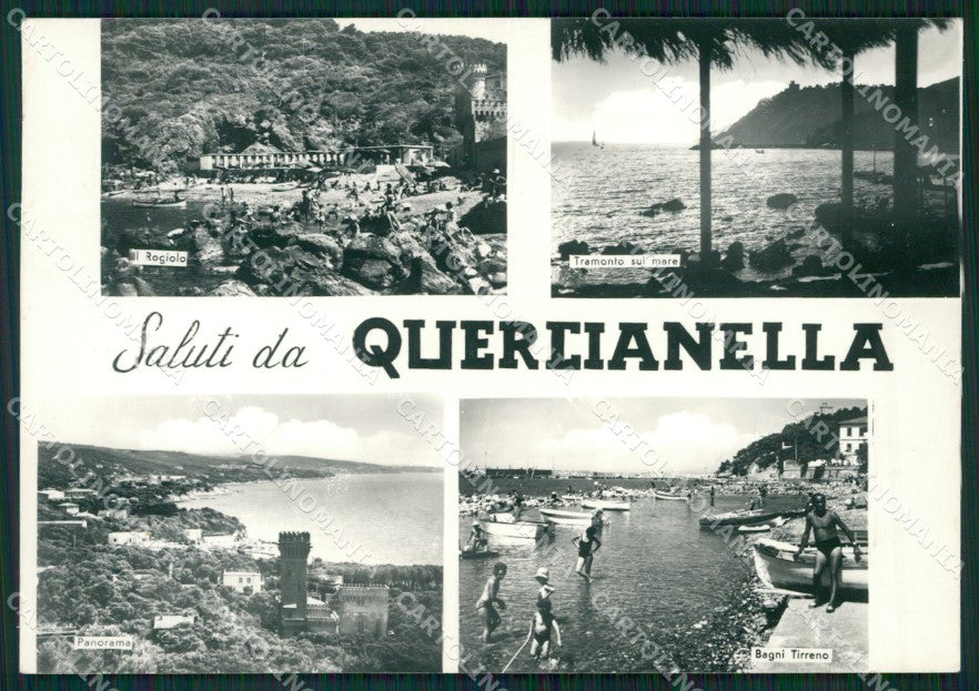 Livorno Quercianella Saluti da Foto FG cartolina ZKM8300 – fronte
