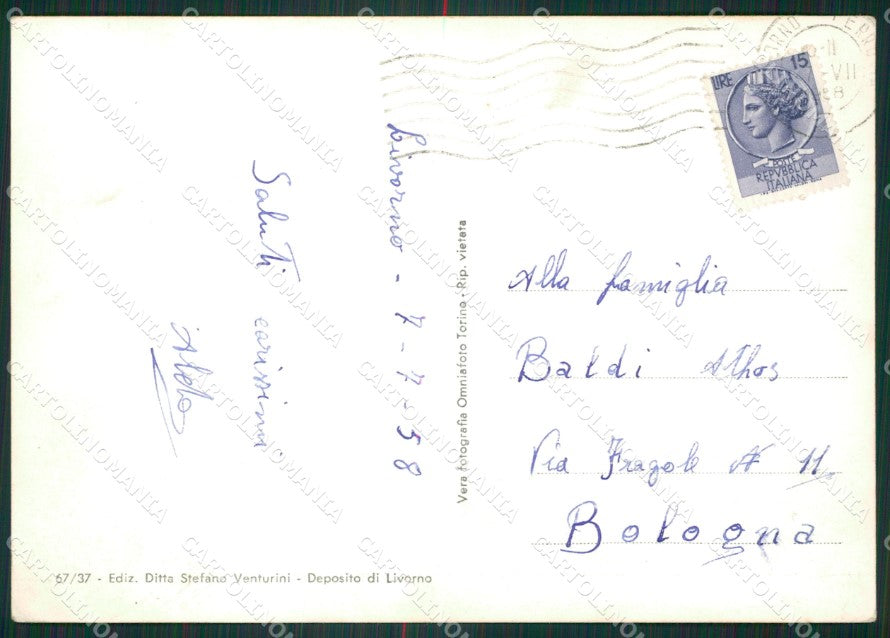 Livorno Città Foto FG cartolina ZKM8302 – retro
