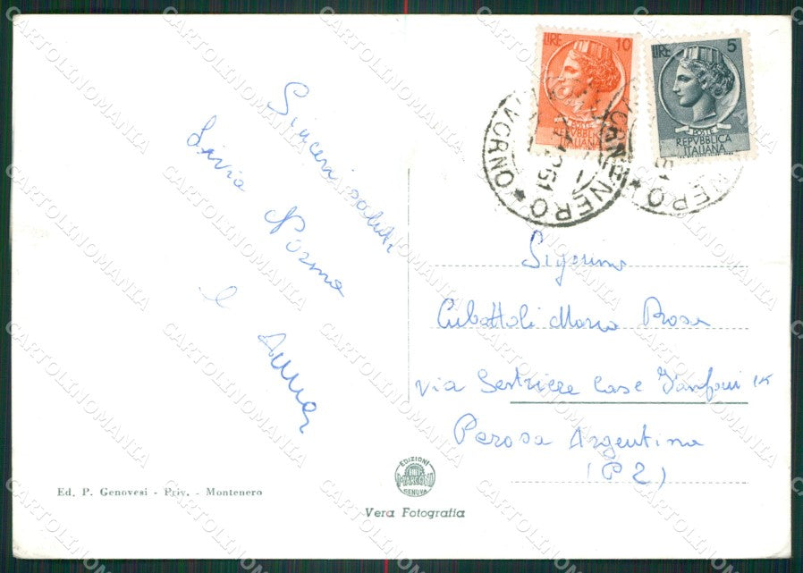 Livorno Montenero Saluti da Foto FG cartolina ZKM8316 – retro
