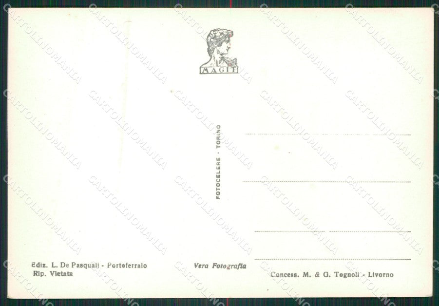 Livorno Isola d'Elba Portoferraio Foto FG cartolina ZKM8331 – retro