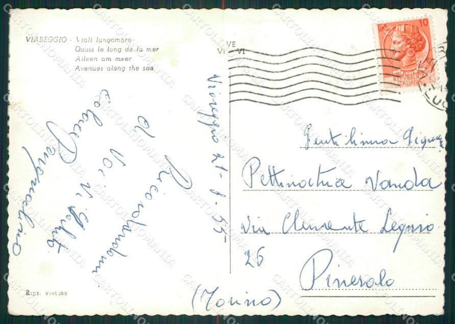 Lucca Viareggio Auto Foto FG cartolina ZKM8350 – retro
