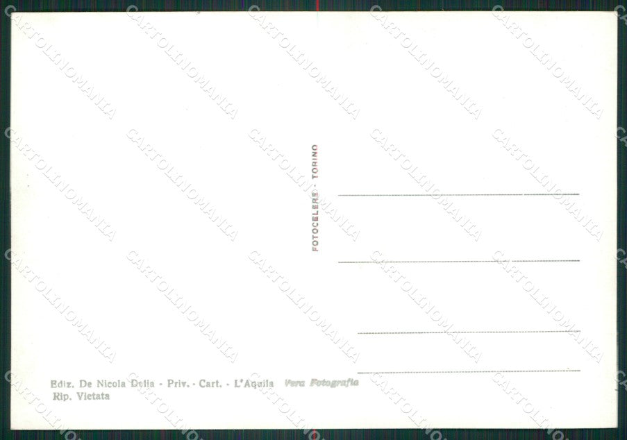 L'Aquila Città Foto FG cartolina ZKM8360 – retro