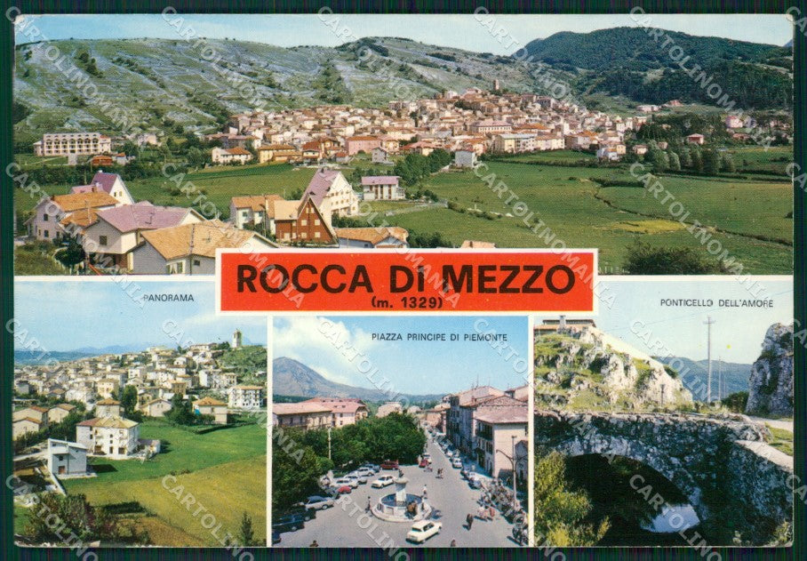 L'Aquila Rocca di Mezzo Foto FG cartolina ZKM8361 – fronte