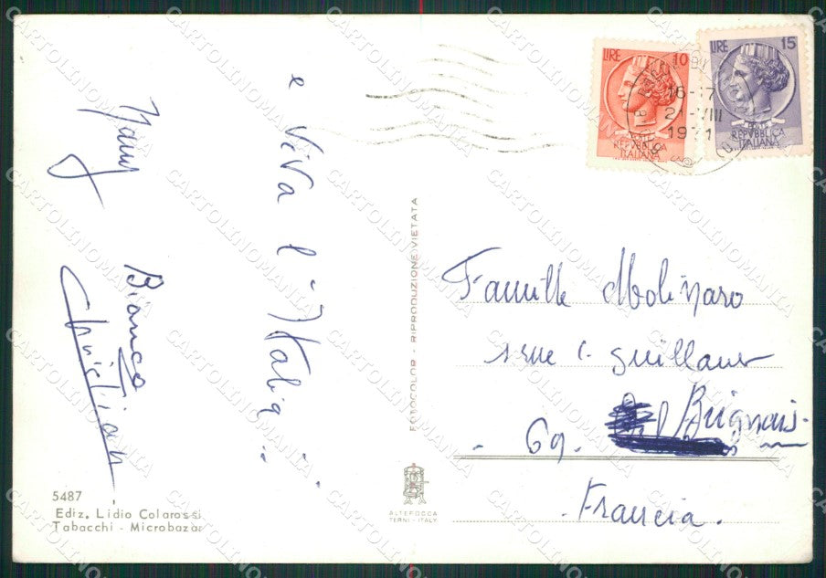 L'Aquila Rocca di Mezzo Foto FG cartolina ZKM8361 – retro