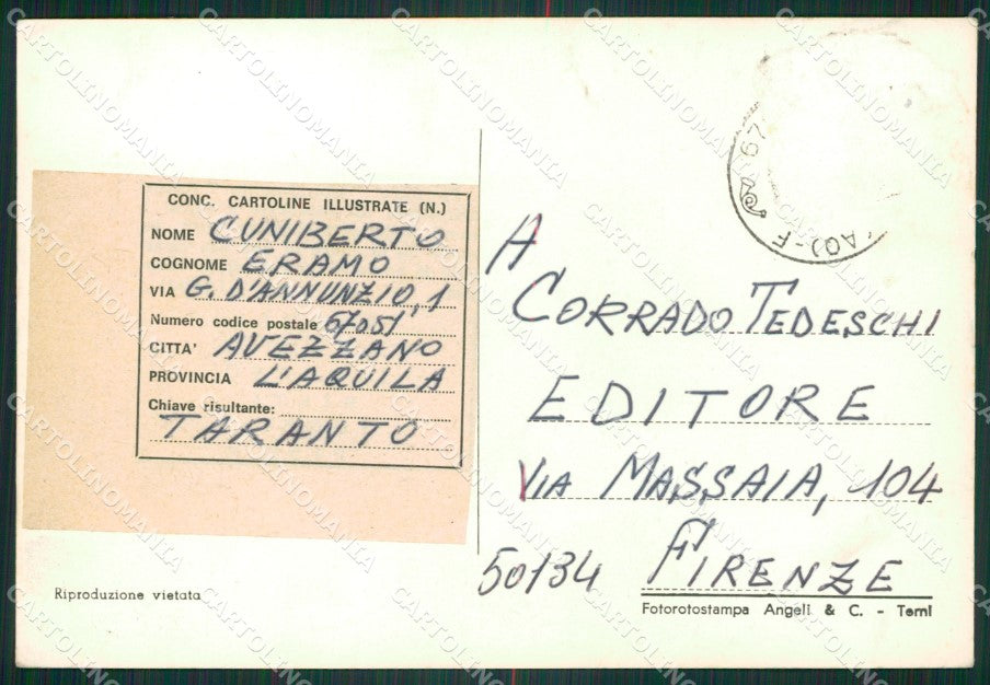 L'Aquila Avezzano Stazione Corriera Foto FG cartolina ZKM8378 – retro