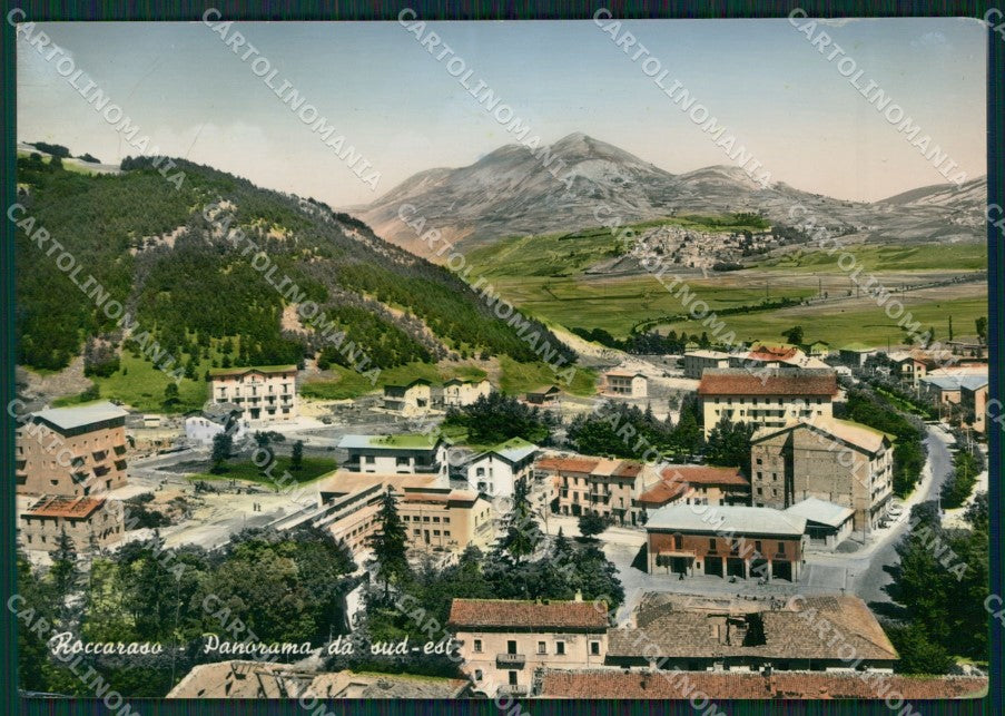 L'Aquila Roccaraso PIEGHE Foto FG cartolina ZKM8381 – fronte