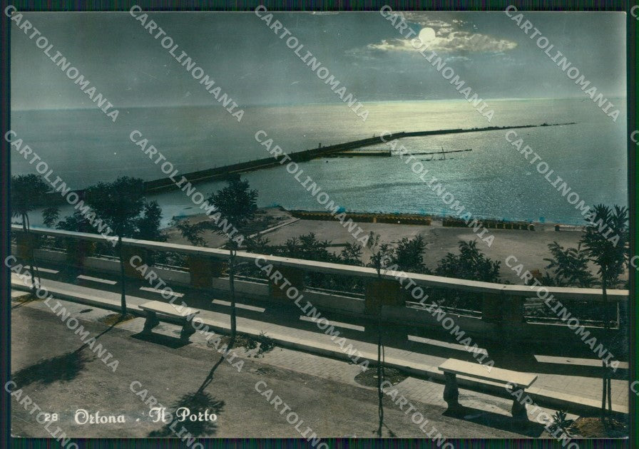 Chieti Ortona Chiaro di Luna Foto FG cartolina ZKM8383 – fronte
