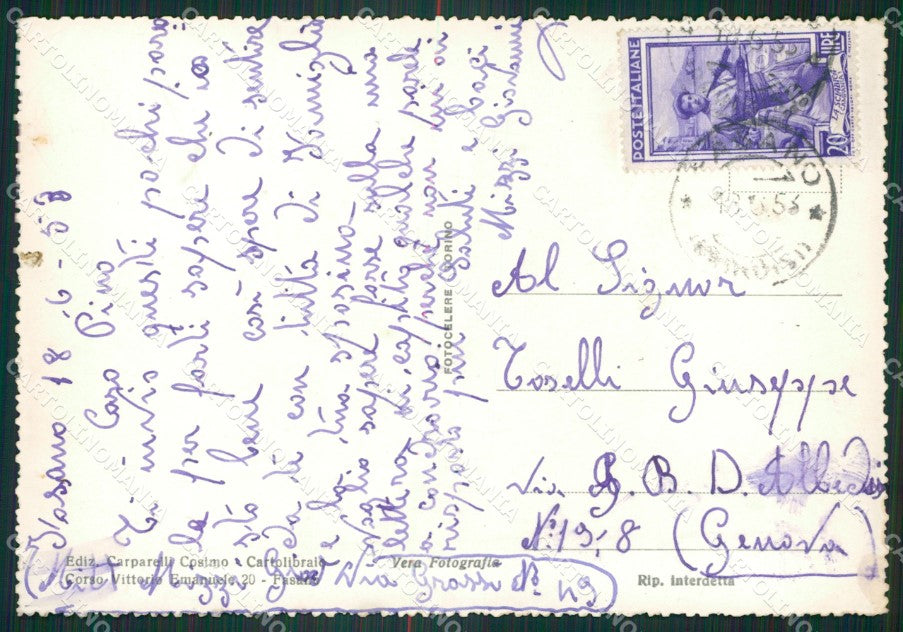 Brindisi Fasano Laureto Trulli Foto FG cartolina ZKM8387 – retro