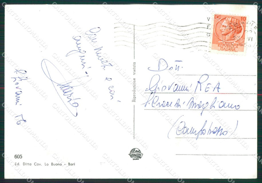 Bari Città PIEGHINA Foto FG cartolina ZKM8393 – retro