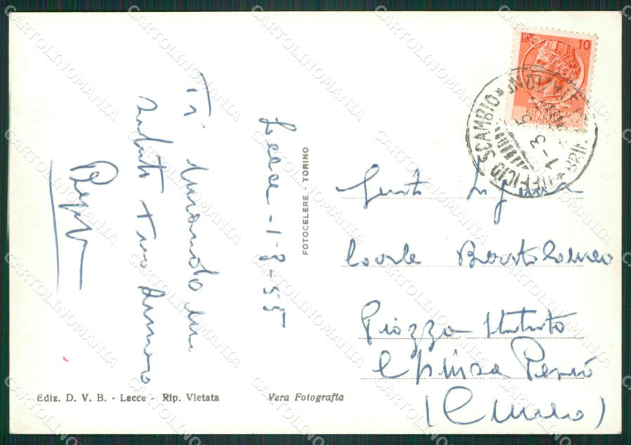 Lecce Città Foto FG cartolina ZKM8405 – retro