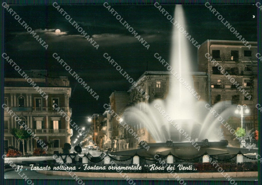 Taranto Città Fontana Foto FG cartolina ZKM8420 – fronte