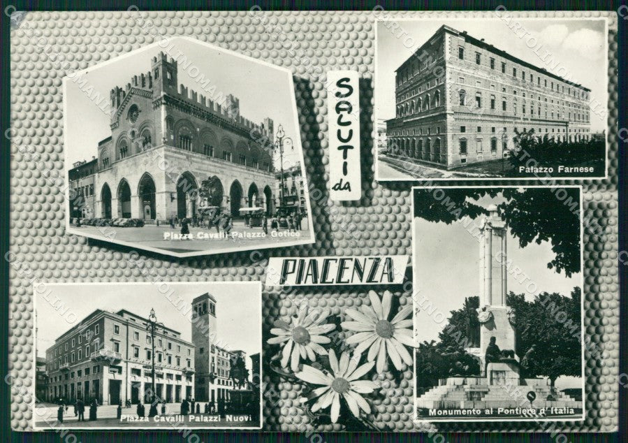 Piacenza Città Saluti da ABRASA Foto FG cartolina ZKM8425 – fronte