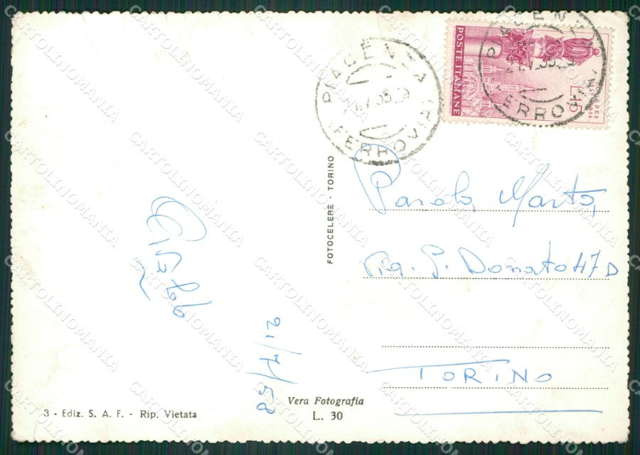 Piacenza Città Auto Foto FG cartolina ZKM8431 – retro