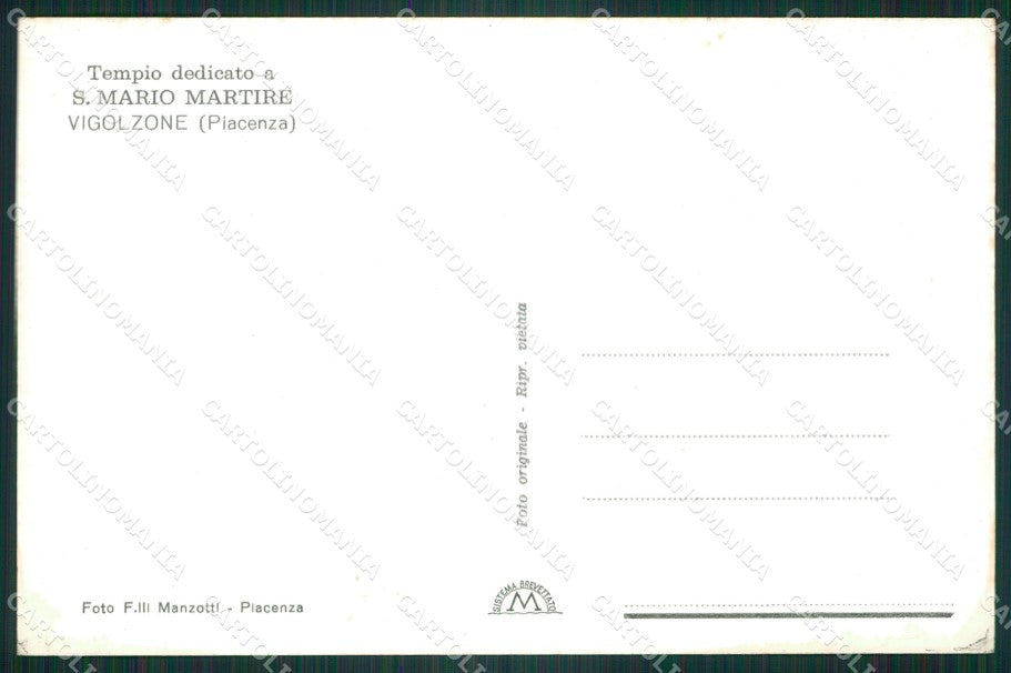 Piacenza Vigolzone Foto FG cartolina ZKM8440 – retro