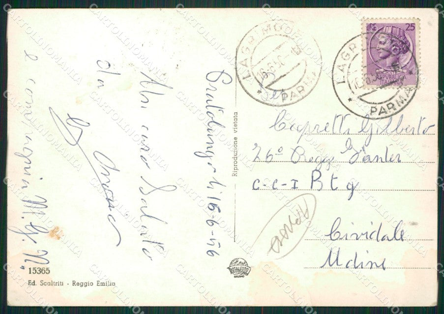 Reggio Emilia Città ABRASA Foto FG cartolina ZKM8446 – retro