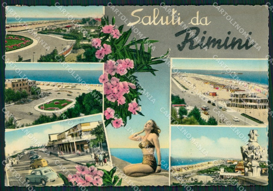 Rimini Città Saluti da Foto FG cartolina ZKM8460 – fronte