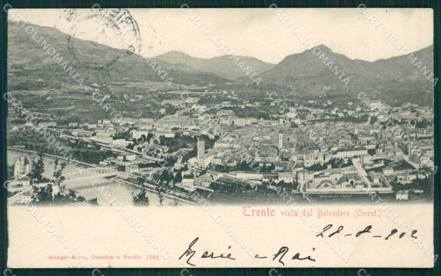 Trento Città cartolina ZKM8463 – fronte