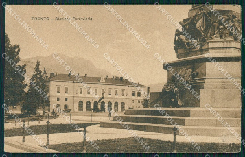 Trento Città Stazione cartolina ZKM8469 – fronte