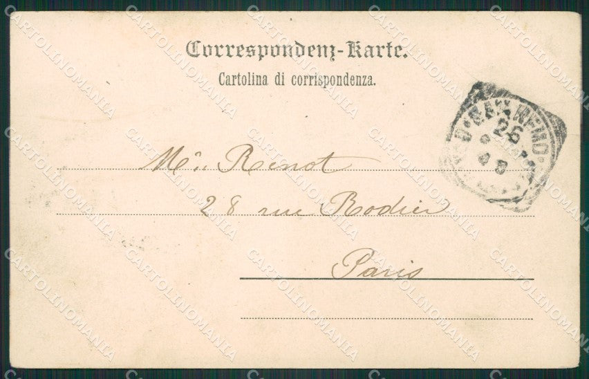 Trento Città Dante cartolina ZKM8476 – retro
