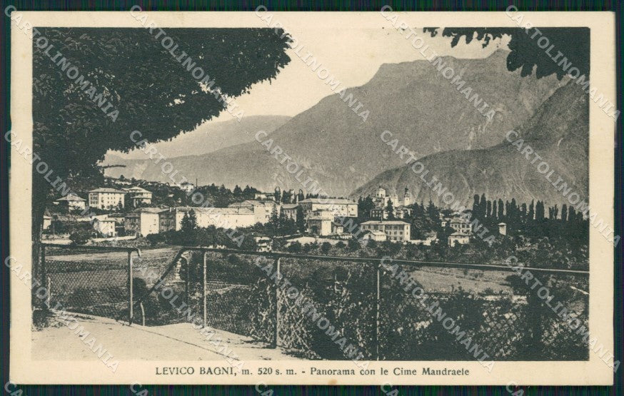 Trento Levico Bagni cartolina ZKM8480 – fronte