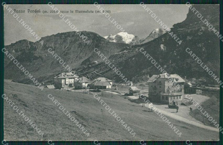 Trento Canazei Passo Pordoi cartolina ZKM8496 – fronte