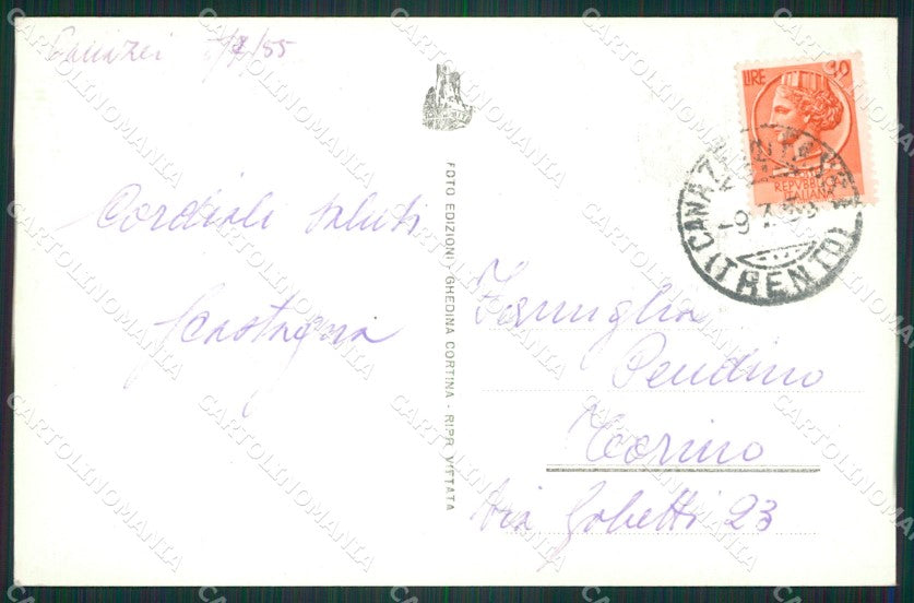 Trento Canazei Foto cartolina ZKM8497 – retro