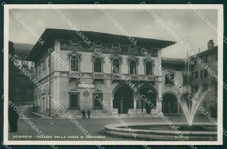 Trento Rovereto Palazzo Cassa di Risparmio Foto cartolina ZKM8498 – fronte