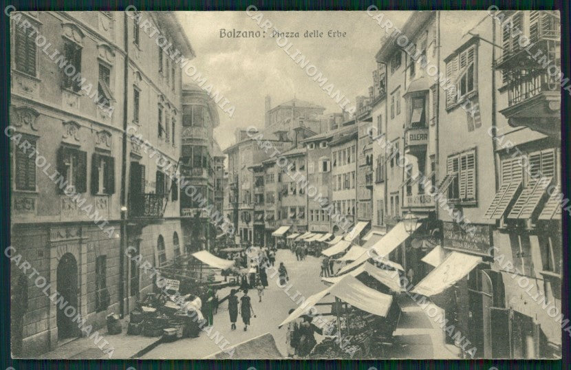 Bolzano Città Mercato cartolina ZKM8511 – fronte