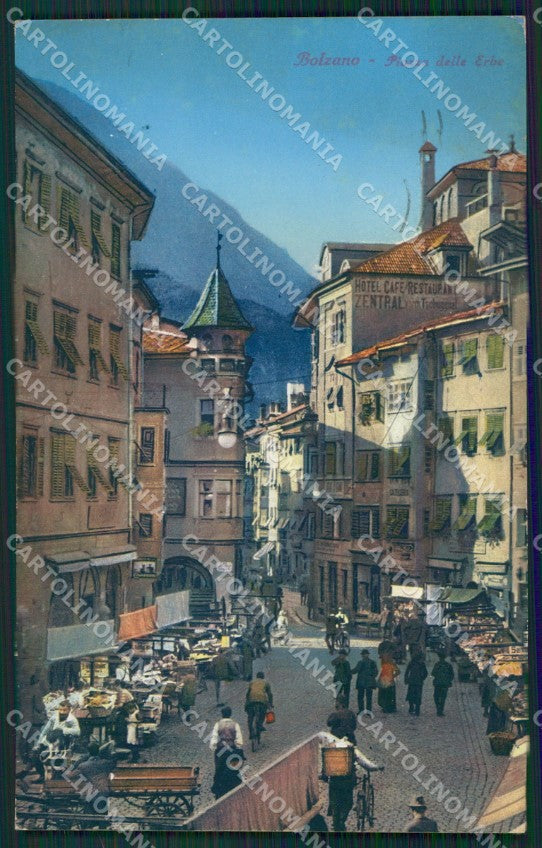 Bolzano Città Mercato cartolina ZKM8513 – fronte