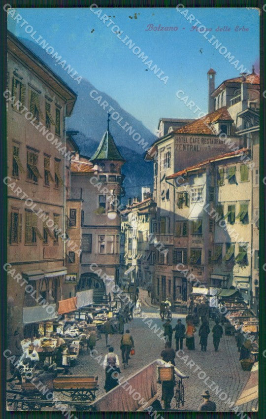 Bolzano Città Mercato cartolina ZKM8514 – fronte