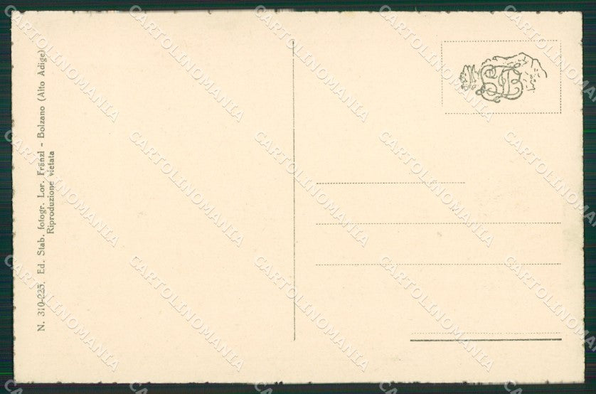 Bolzano Merano cartolina ZKM8525 – retro