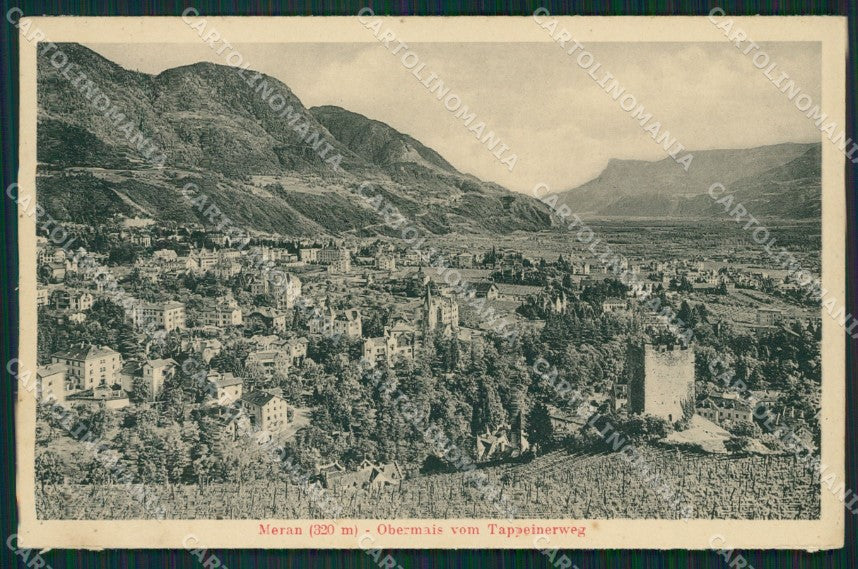 Bolzano Merano cartolina ZKM8530 – fronte