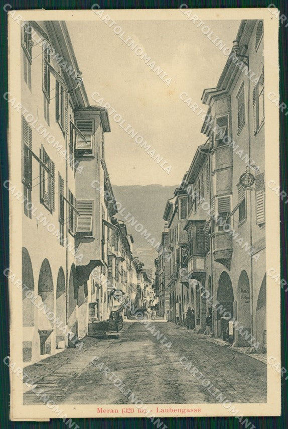 Bolzano Merano ABRASA cartolina ZKM8537 – fronte