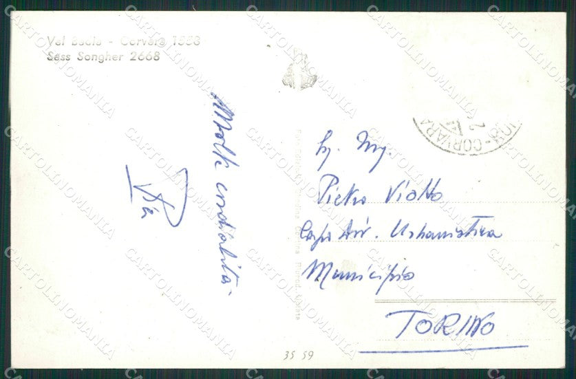 Bolzano Corvara Foto cartolina ZKM8560 – retro