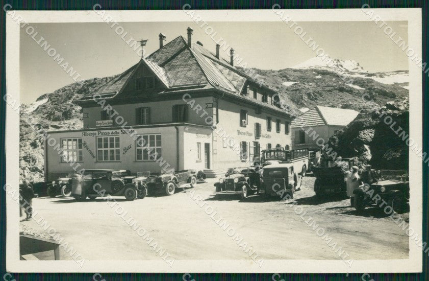 Bolzano Passo dello Stelvio Corriera Auto Foto cartolina ZKM8563 – fronte