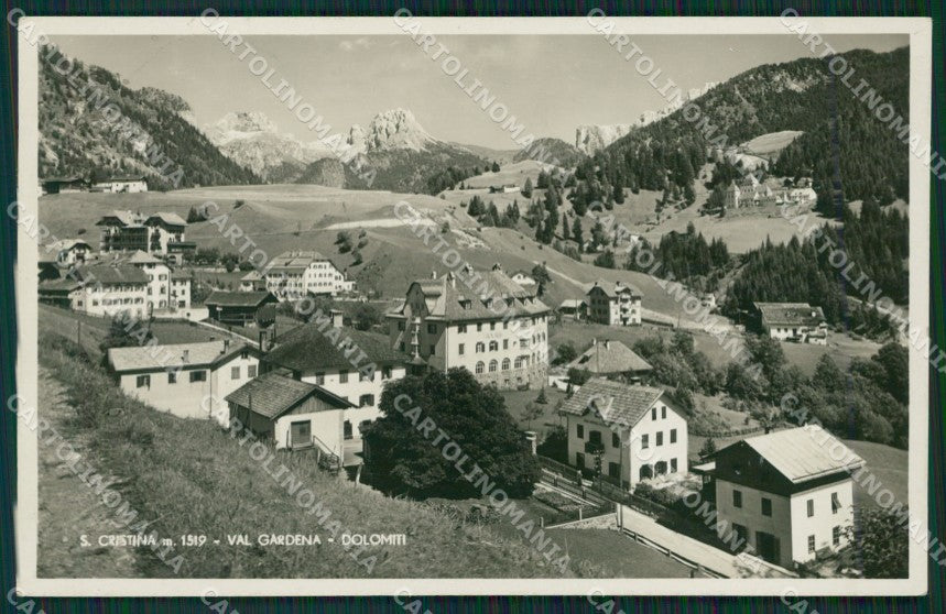 Bolzano Santa Cristina Foto cartolina ZKM8569 – fronte