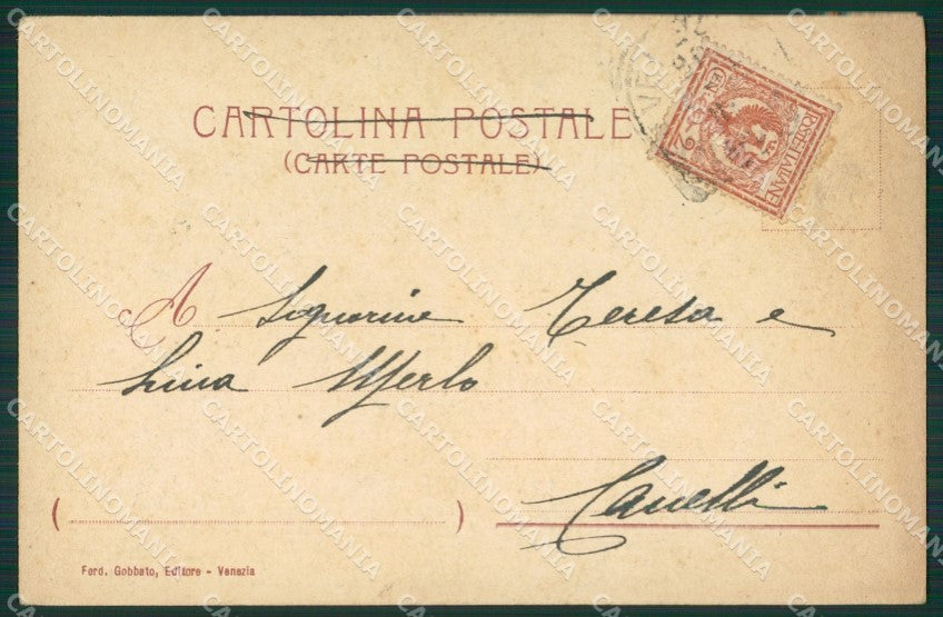 Venezia Città cartolina ZKM8605 – retro