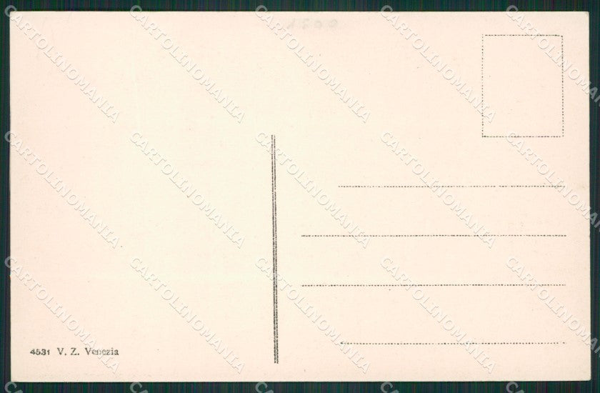 Venezia Città Gondole cartolina ZKM8607 – retro