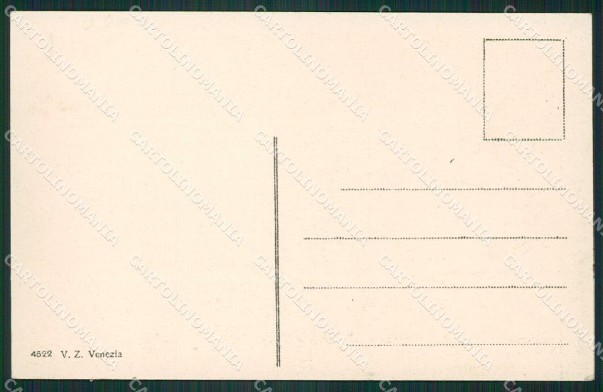 Venezia Città Gondola cartolina ZKM8608 – retro